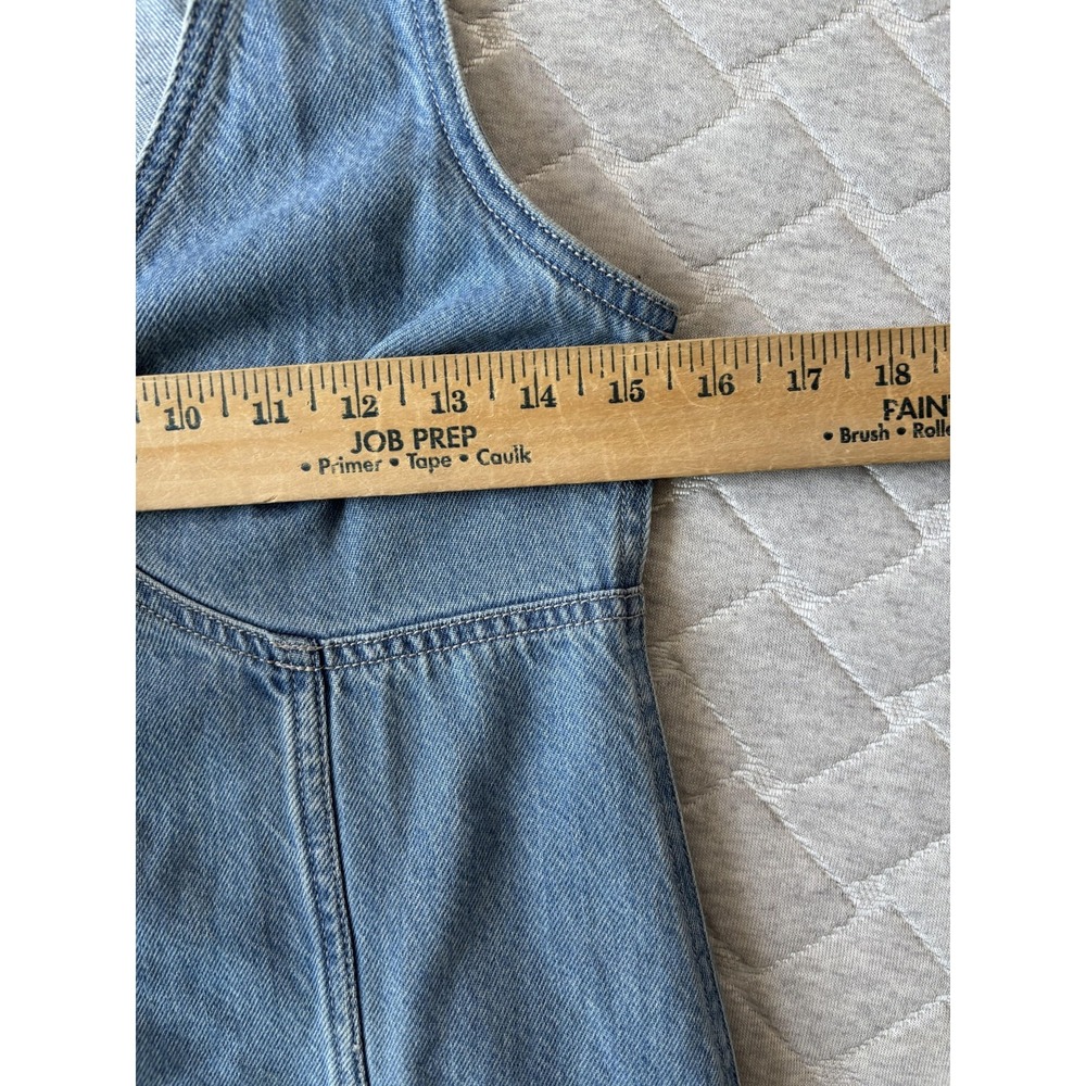 Madewell Dress Womens XXS Blue Denim V Neck Sleeveless Mini Sundress Summer - Picture 6 of 6